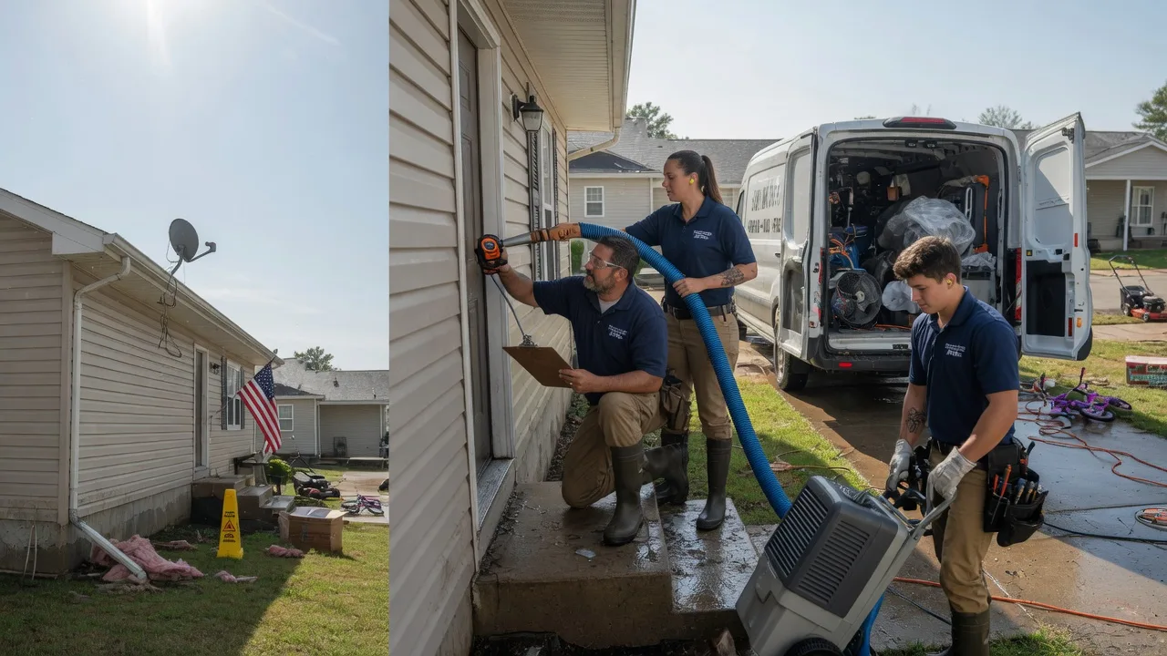 Ceiling Water Damage Restoration in Blue River, WI near me